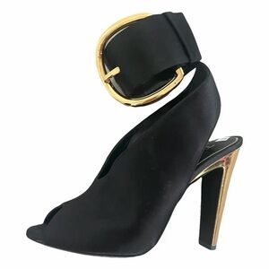 Tom Ford Black and Gold Heels
